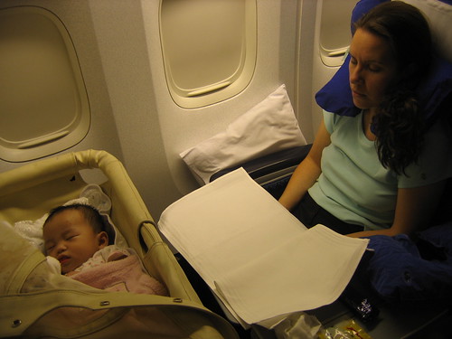 Nadia in bassinet Nadia in bassinet