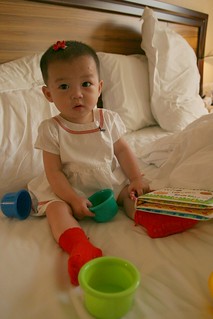 Nadia at nine months old in China
