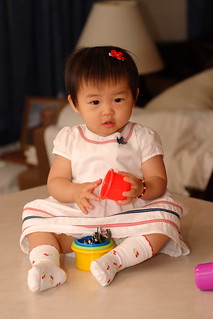 Nadia after four months with us, at 13 months old.