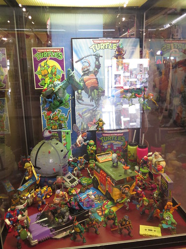 TMNT Display at the Toy & Action Figure Museum TMNT Display at the Toy & Action Figure Museum