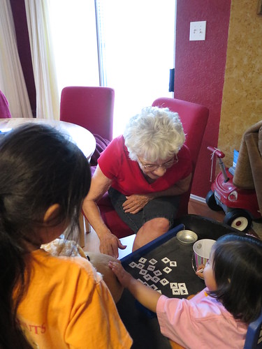 Grammie came over to play, which all the girls enjoy!