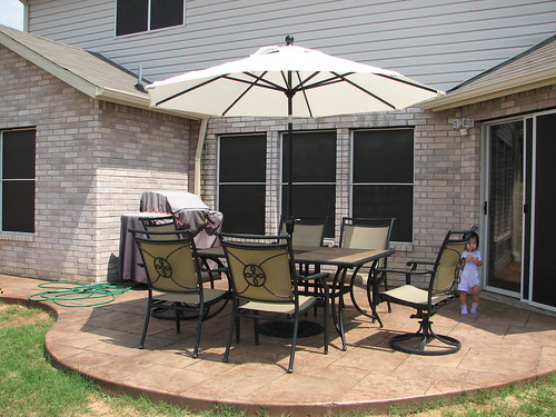 Backyard After, with Furniture