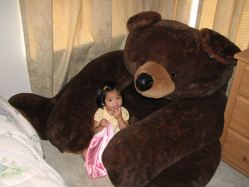Nadia and Mr. Bear