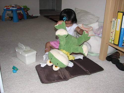 Froggy Diaper Change