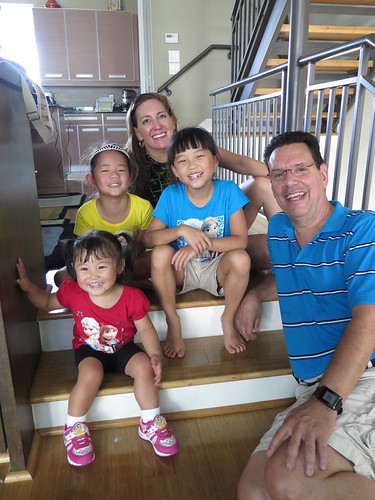 Grandma Brooke, Papa and the girls.