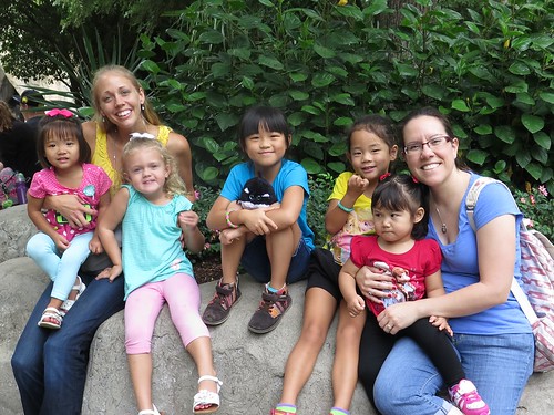 Meeting new friends at the zoo Meeting new friends at the zoo