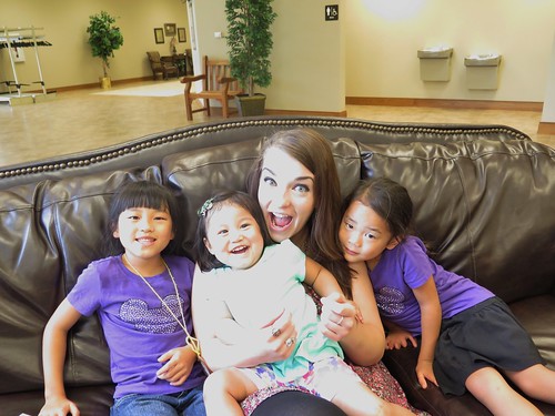 Nadia, Dani, Gwen, and Amelie