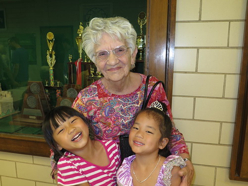The girls and their Great Grammie!