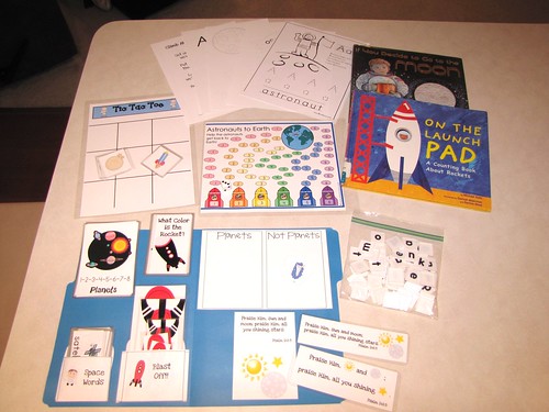 Astronaunt Preschool Pack