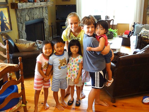 On the way to the beach