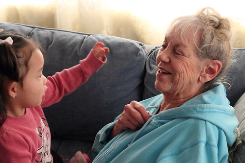 Visiting Grandma Johsn 11/2011