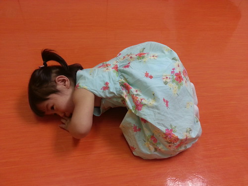 Dani sad after seeing a nurse.